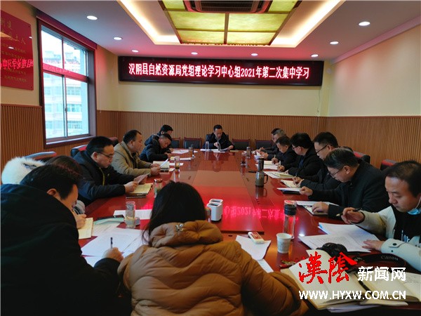 汉阴县自然资源局召开党组理论中心组第二次集中学习会议