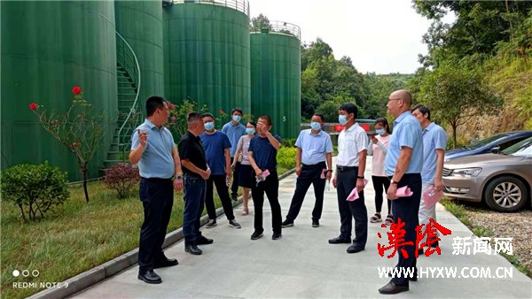 汉阴县人大代表视察县垃圾处理厂二期建设项目及运行处理工作