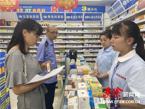 汉阴县市场监督管理局到汉阳镇开展食品、药品安全大检查