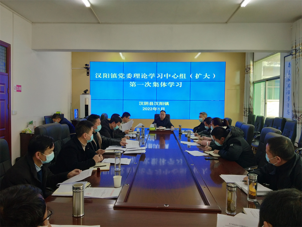 汉阳镇开展党委理论学习中心组（扩大）第一次集中学习
