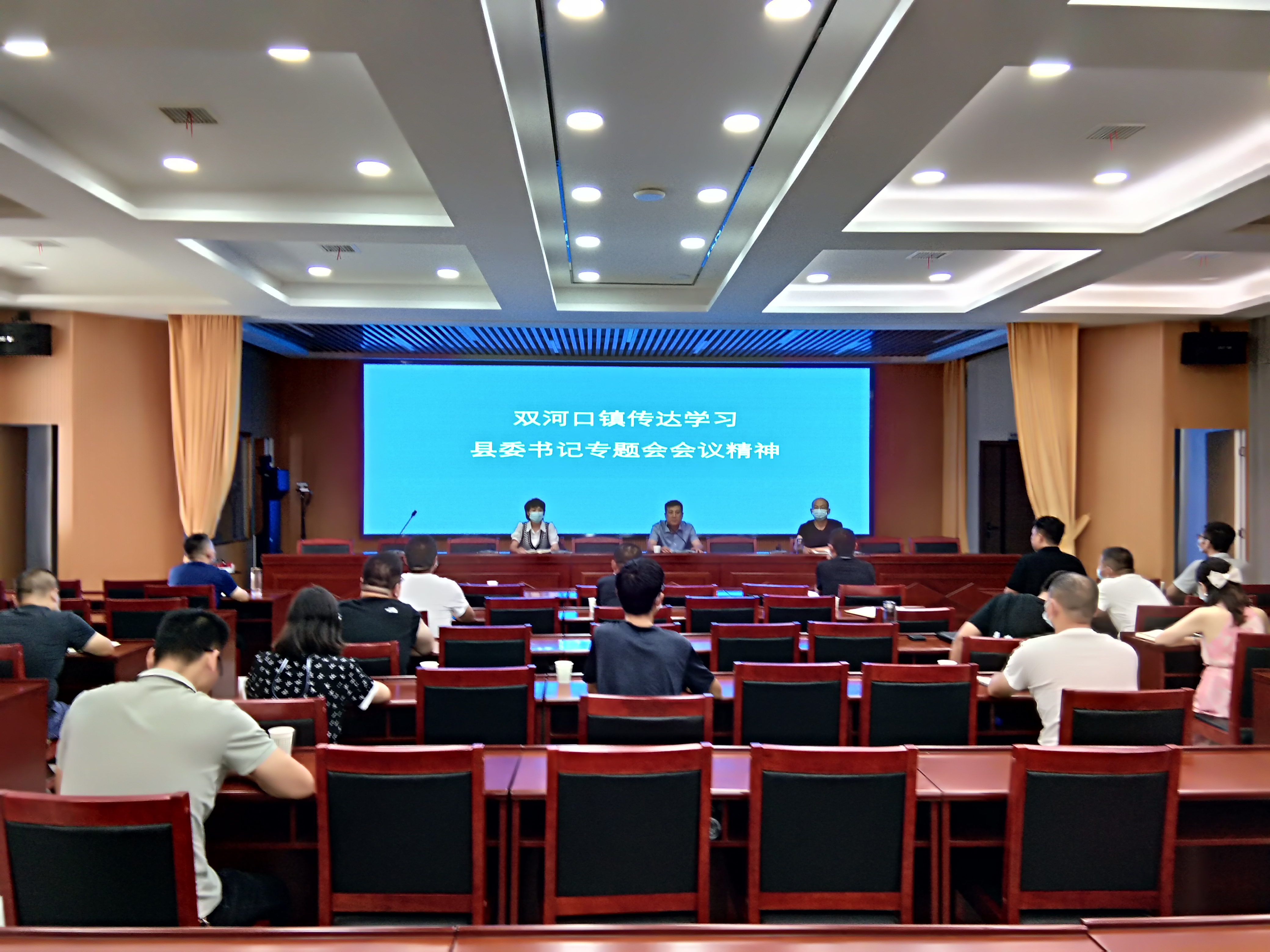 双河口镇传达学习贯彻县委书记专题会议精神