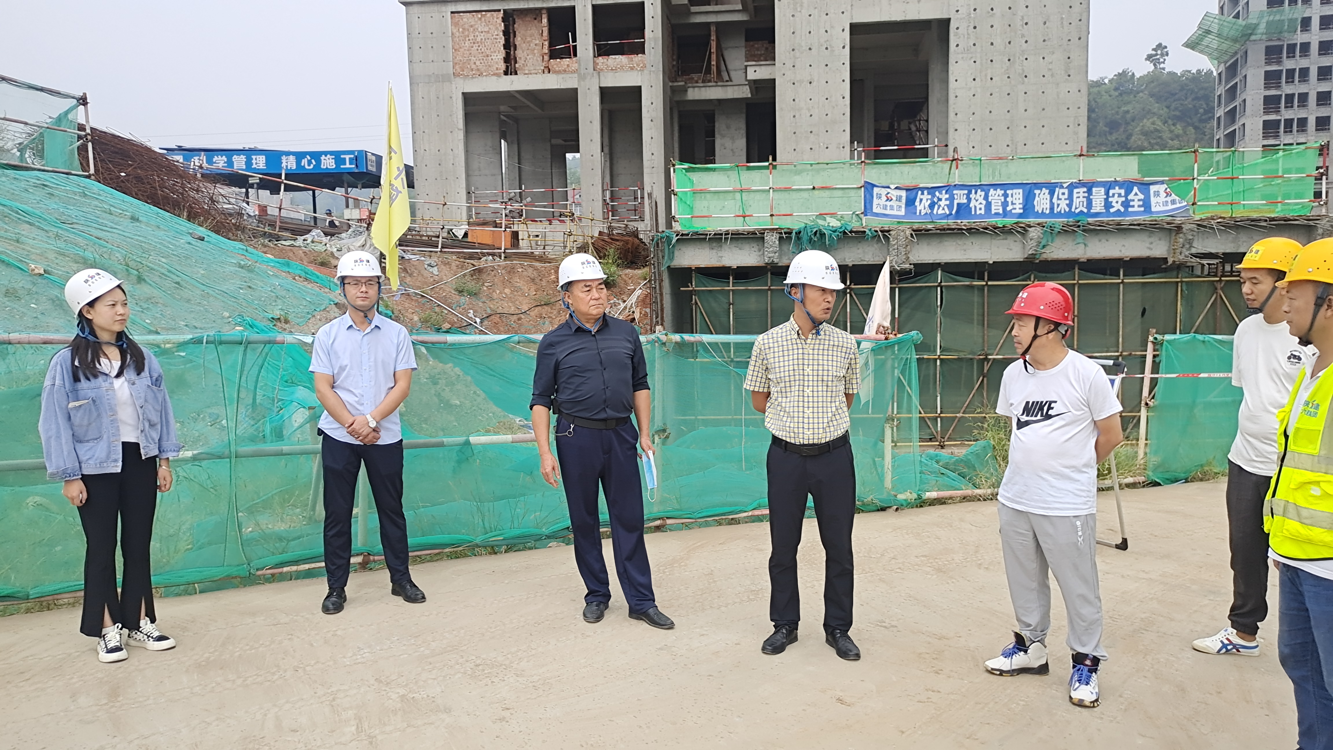 汉阴县住建局开展建筑工地创文督导检查专项行动