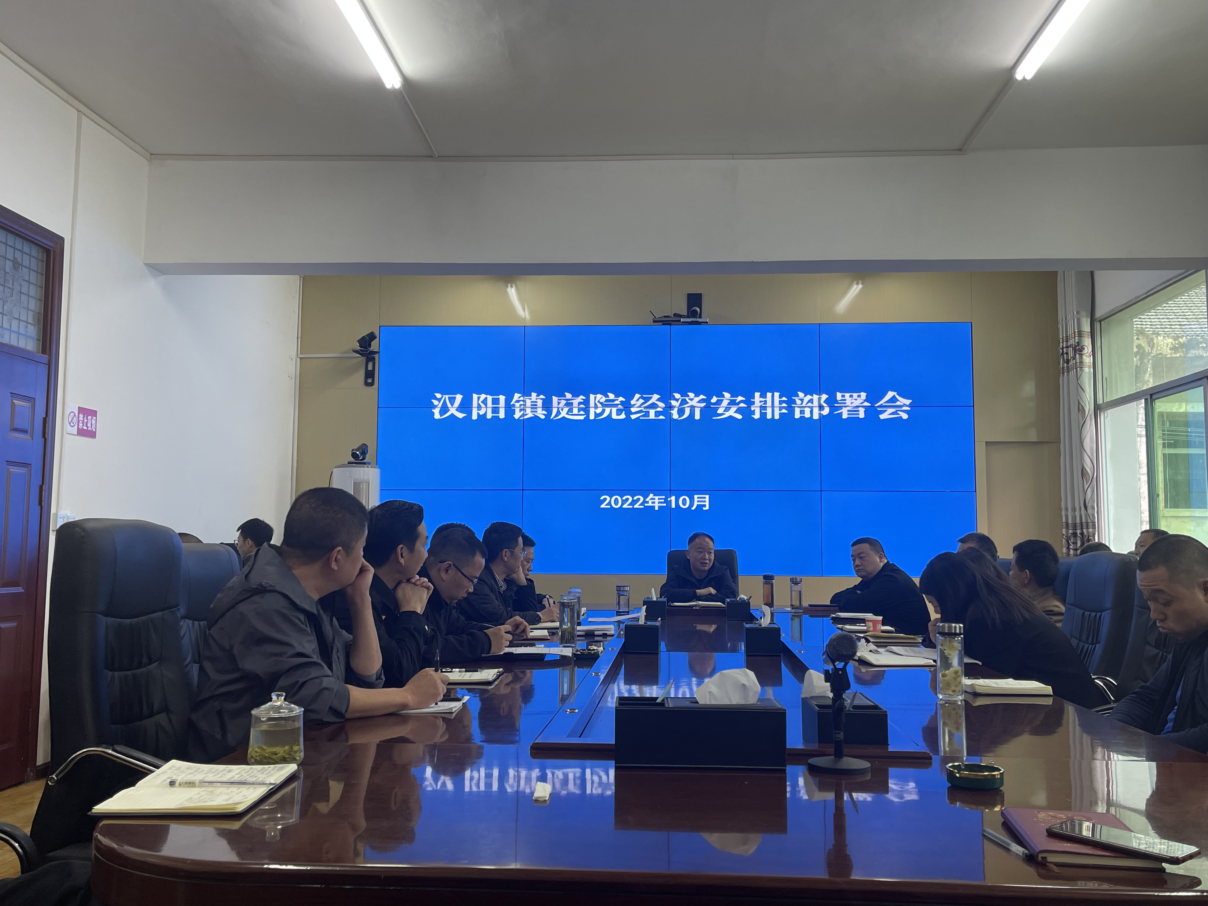 汉阴县汉阳镇召开发展庭院经济工作安排部署会