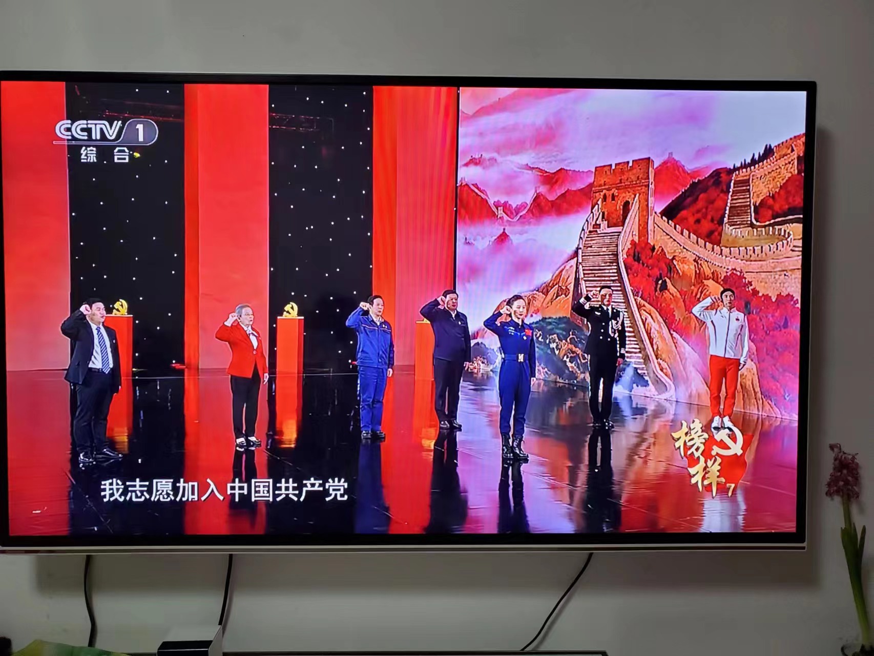 汉阴县各学校组织收看《榜样7》专题节目