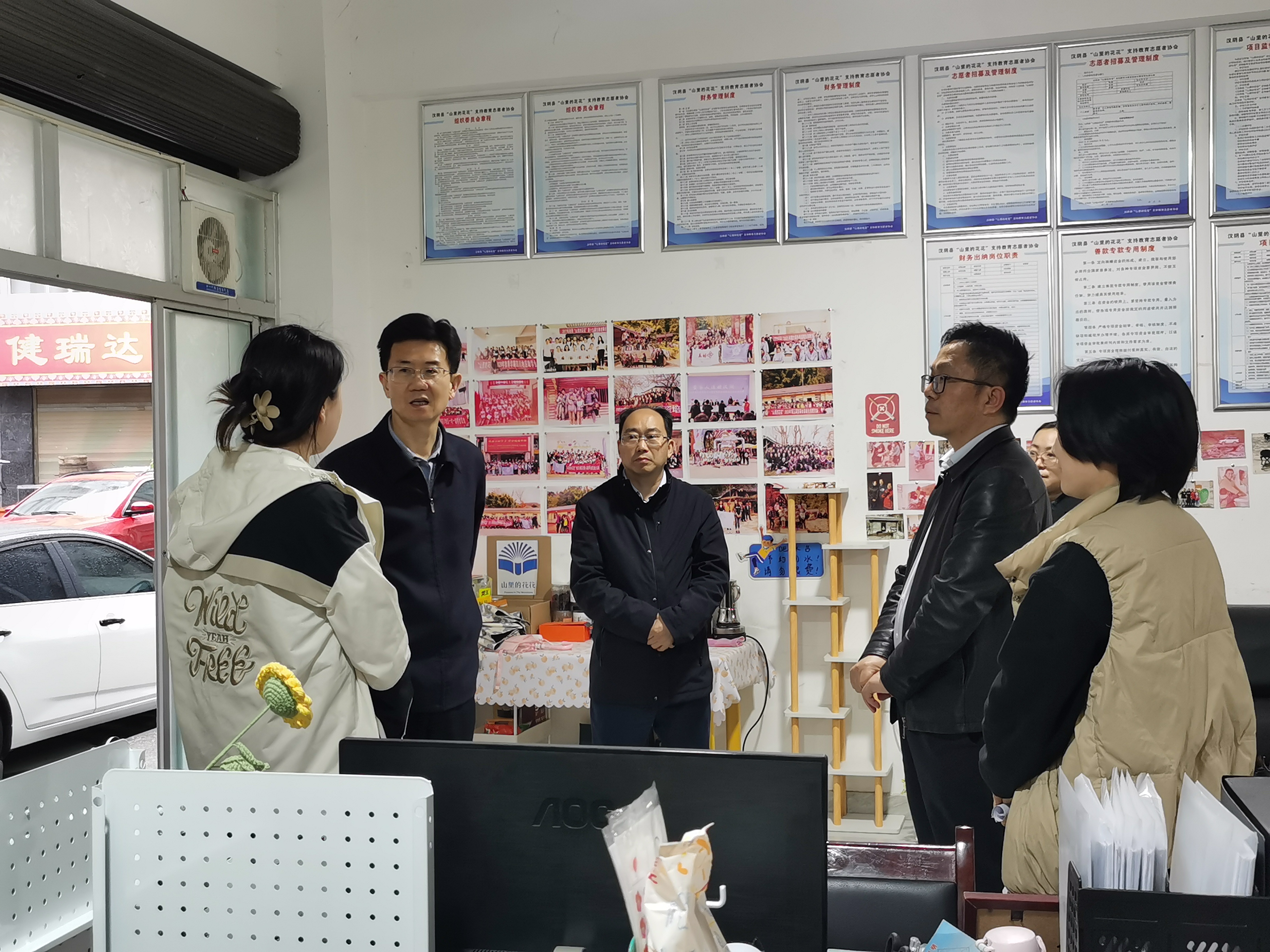 燕卫东调研指导汉阴县未成年人保护工作
