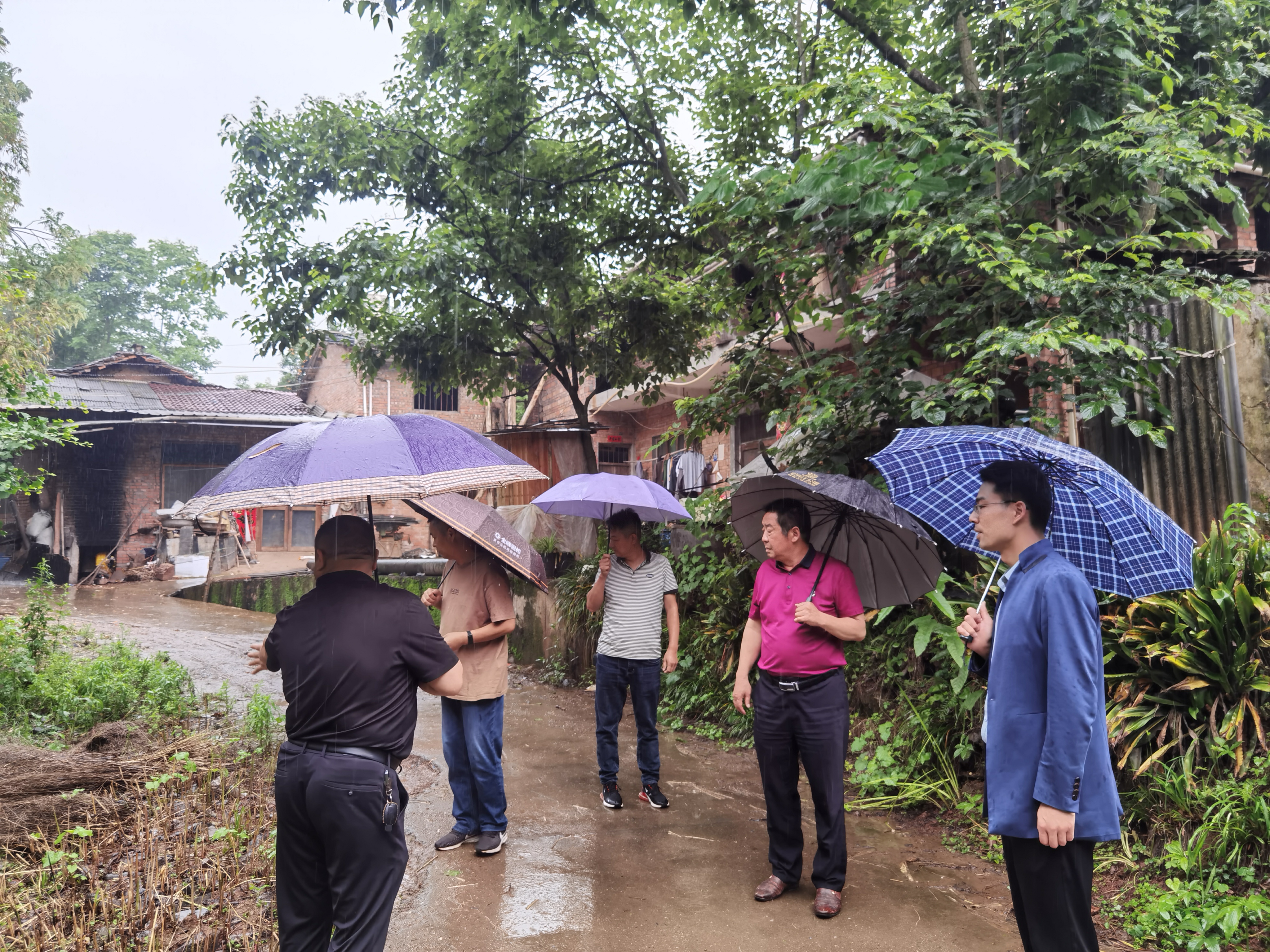 城关镇开展地质灾害隐患点巡查，排除隐患确保群众生命财产安全