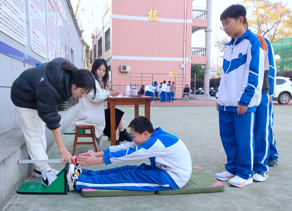 汉阴县初级中学：开展体质健康测试 助力学生健康成长