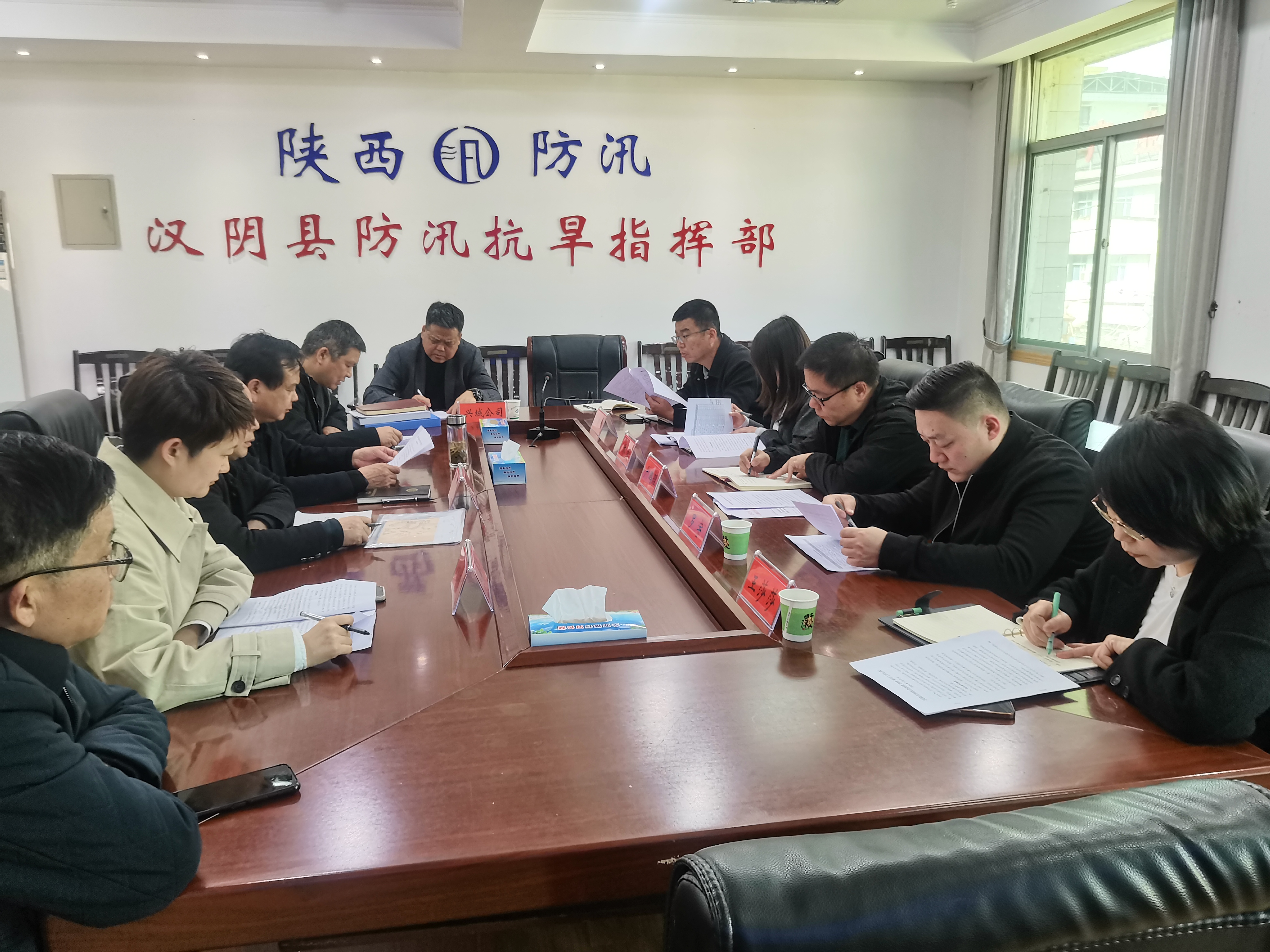 省财政厅调研组来汉阴县调研月河综合治理PPP项目