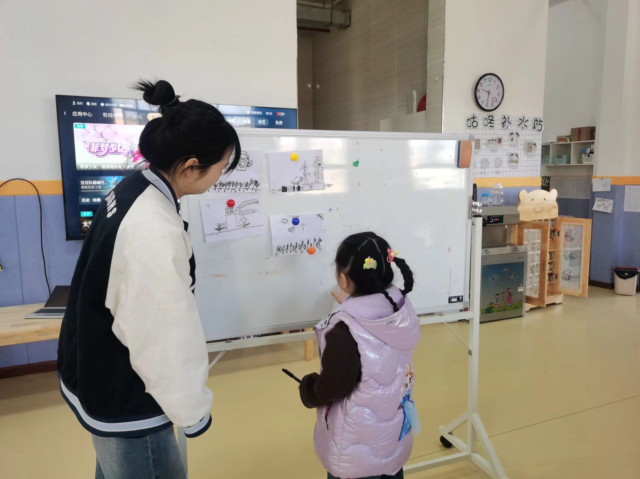汉阴县第四幼儿园开展推门听课活动