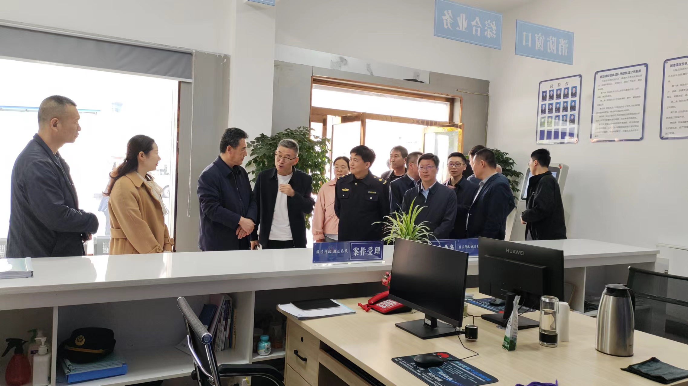 榆林市考察组来汉阴县调研考察镇综合执法改革及赋权工作