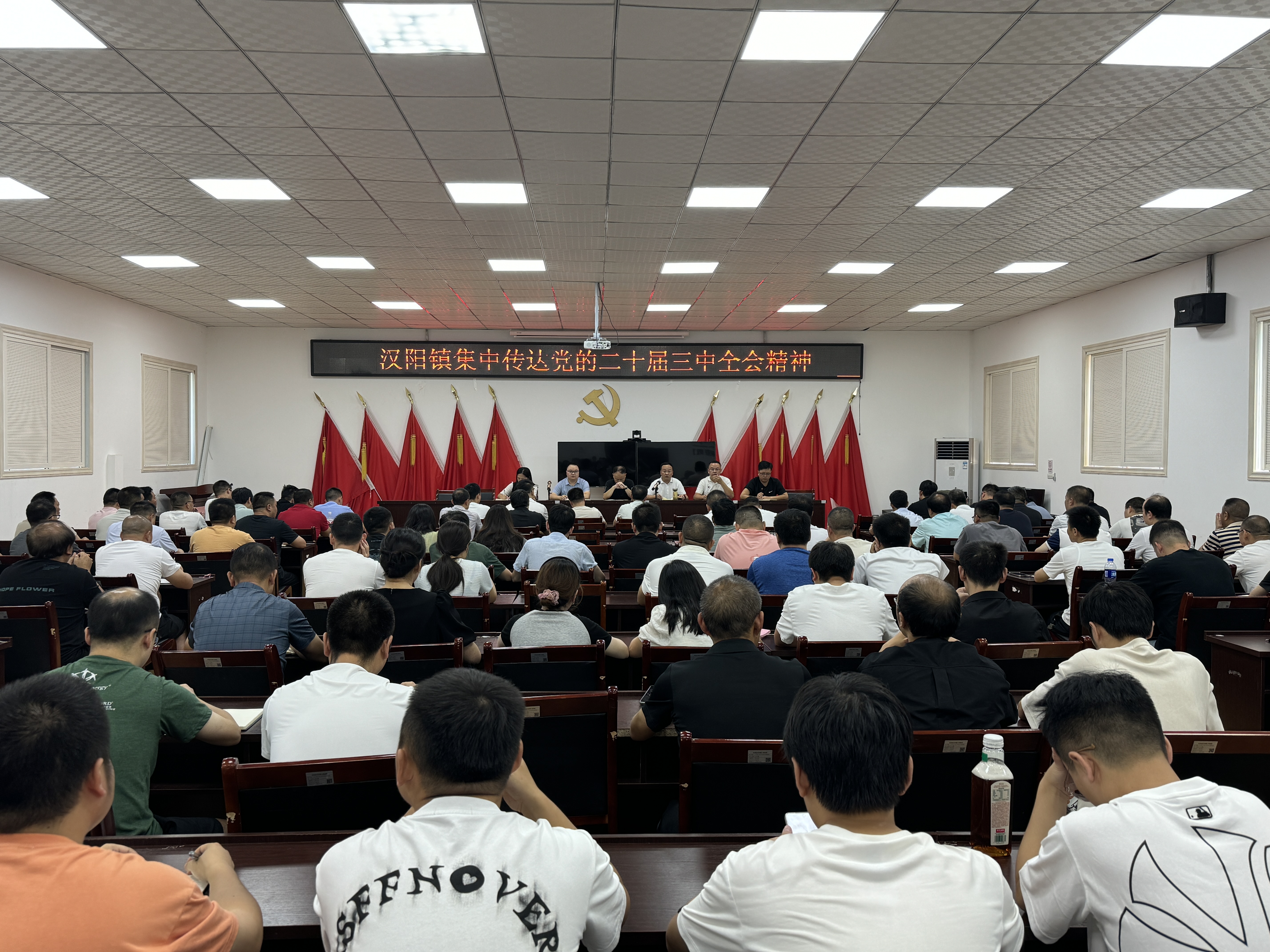 汉阴县汉阳镇传达学习党的二十届三中全会精神