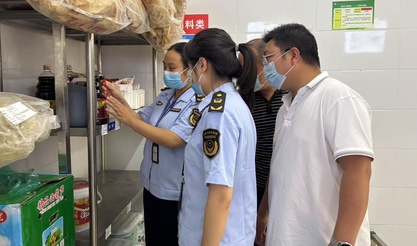 蒲溪市场监管所：食品安全检查 守好安全底线