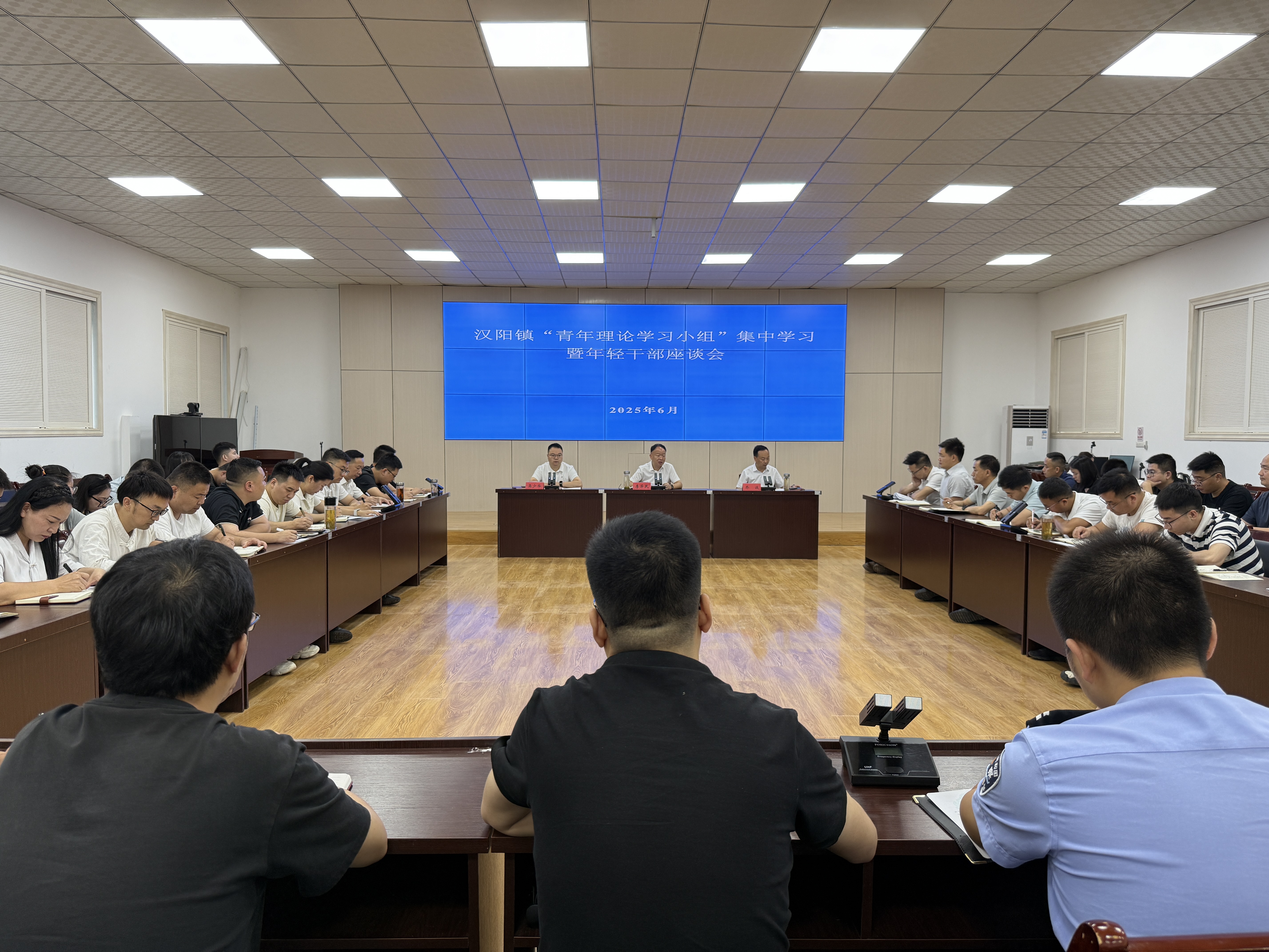 汉阴县汉阳镇召开“青年理论学习小组”集中学习暨年轻干部座谈会