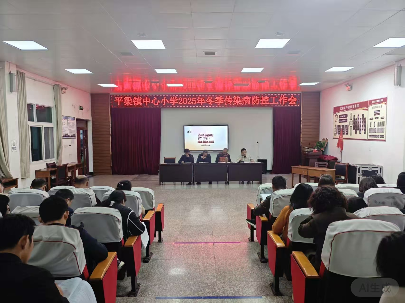 平梁镇中心小学召开冬季校园安全工作专题会议 