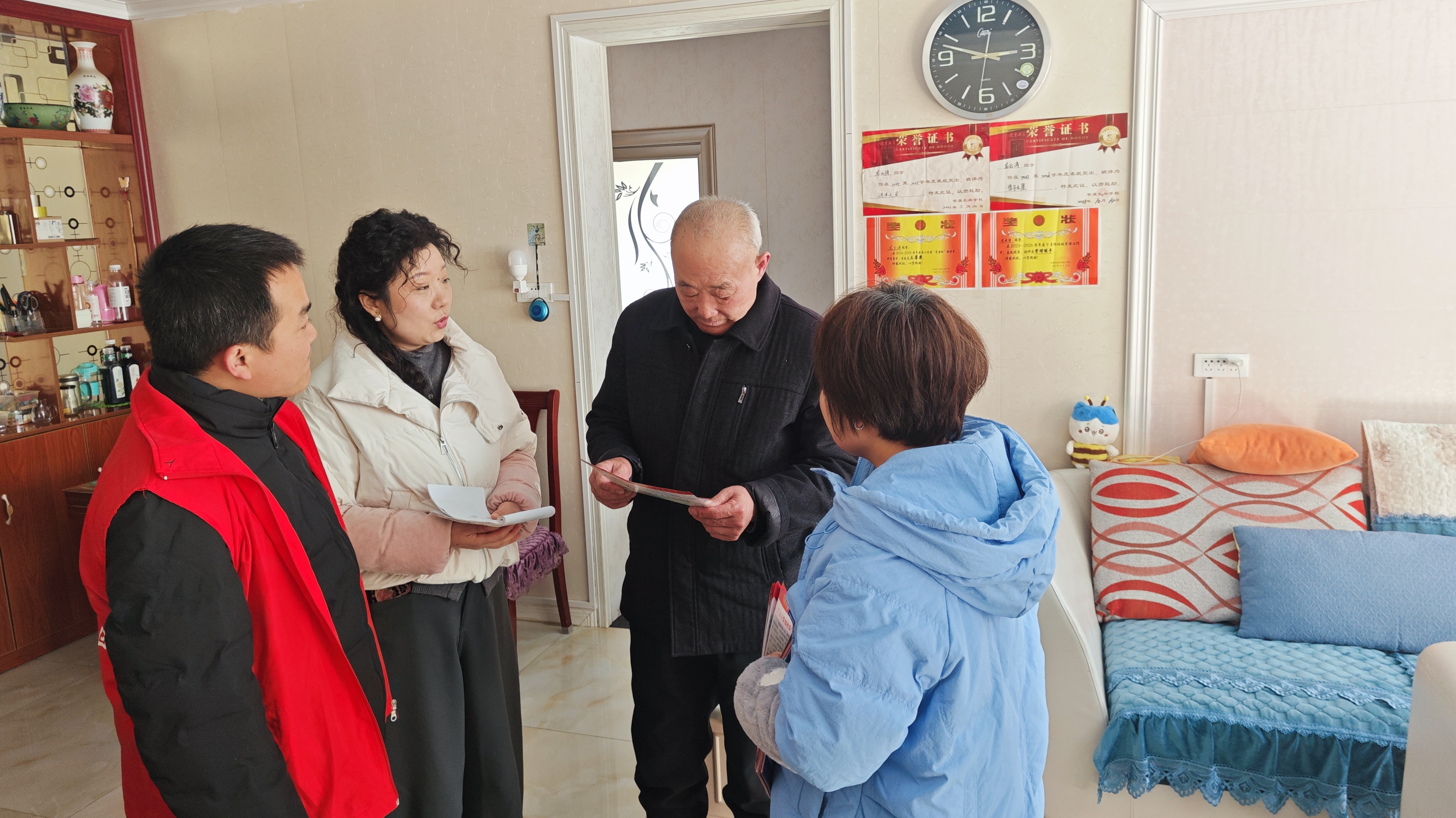 汉阴县城关镇北街社区：服务“零距离” 守护平安年