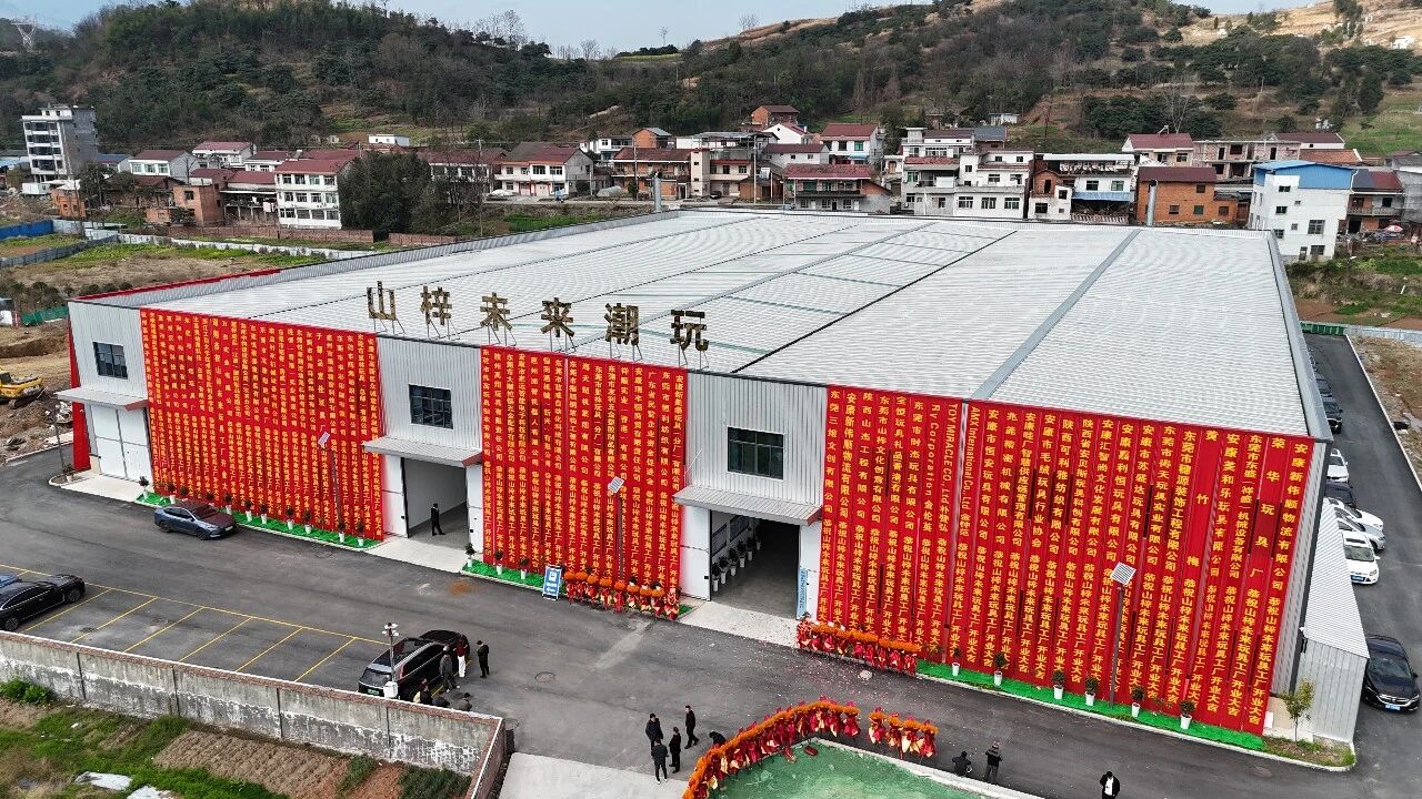 安康山梓未来潮品玩具有限责任公司投产 为县域经济发展注入新活力