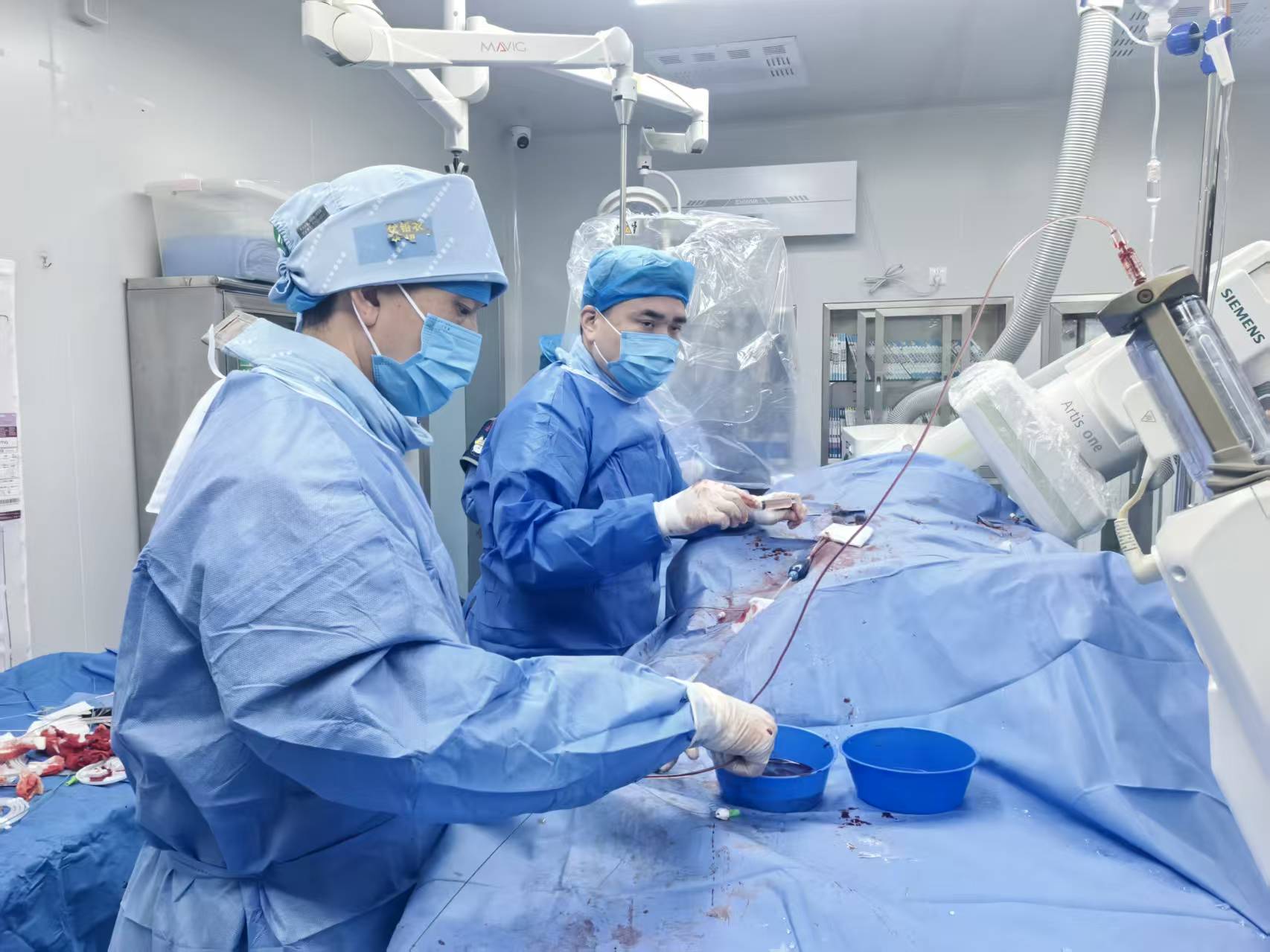 汉阴县人民医院成功开展胸主动脉夹层覆膜支架植入术