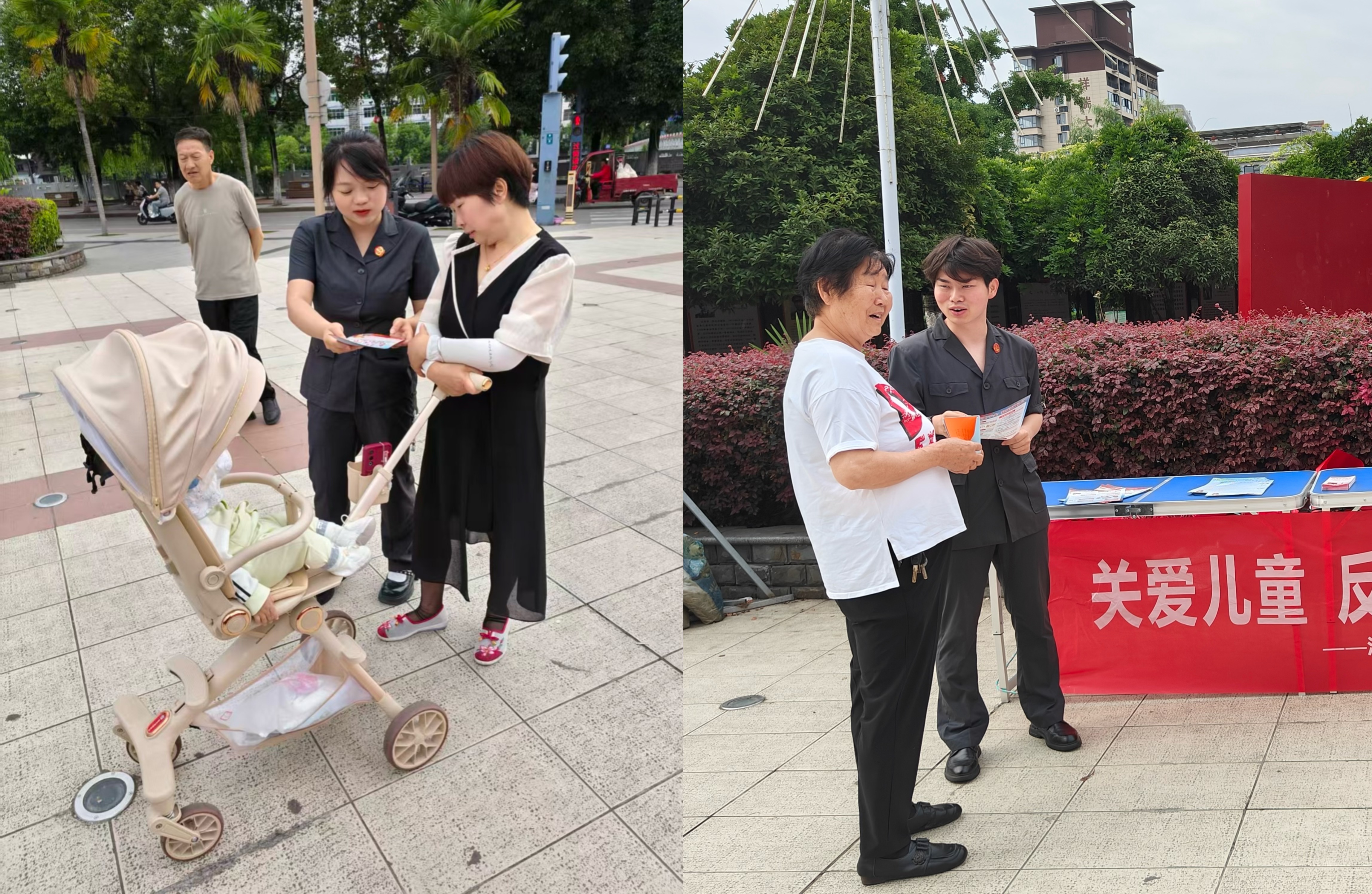 守护童心，法治“童”行——汉阴法院开展反拐宣传活动