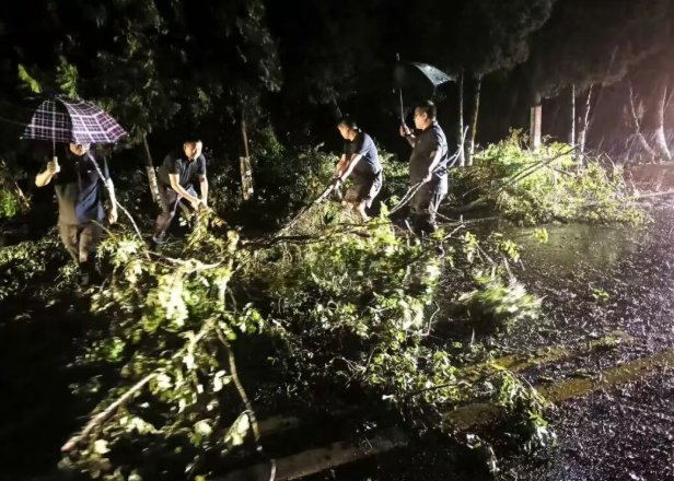 蒲溪镇积极应对本轮强降雨天气