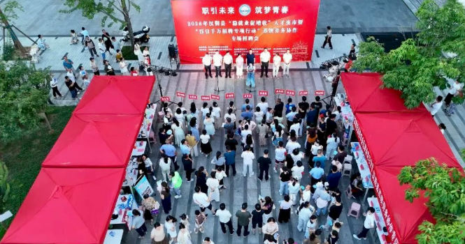 汉阴县举行2026年人才夜市暨苏陕劳务协作专场招聘会